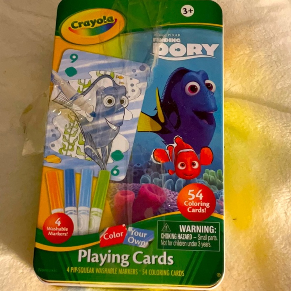 Disney Pixar Finding DORY Playing Cards Crayola